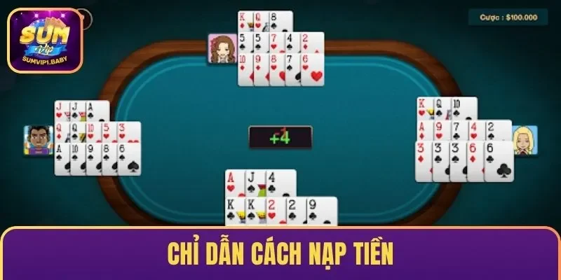 Chỉ dẫn cách nạp tiền